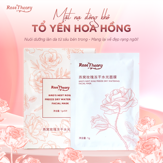 Rose Theory Bird's Nest Hydrating Face Mask - Moisturizing & Skin Repair